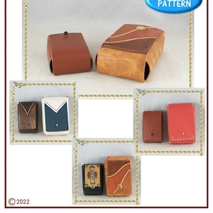 PATTERN - Tarot Card Case - leathercraft template - PDF instant download ONLY