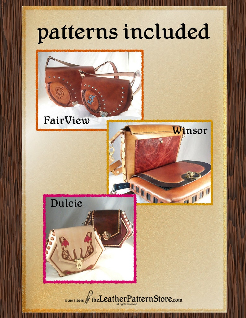 Vol 2 Leather Patterns & Projects PATTERN PDF download ONLY Weaver