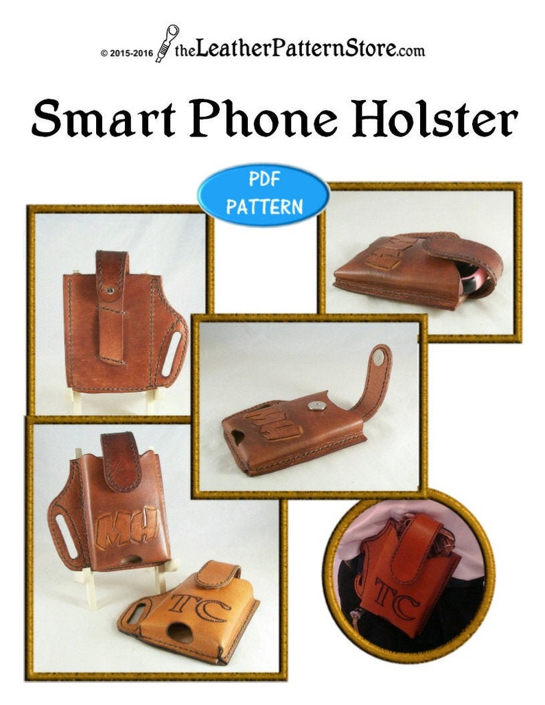 Habit - Sensible Mobile phone Holster practice for leather-based- leathercraft routine - PDF Basically photograph relating to Printable Holster Patterns named Behavior - Sensible Telephone Holster routine for leather-based- leathercraft practice - PDF Basically
