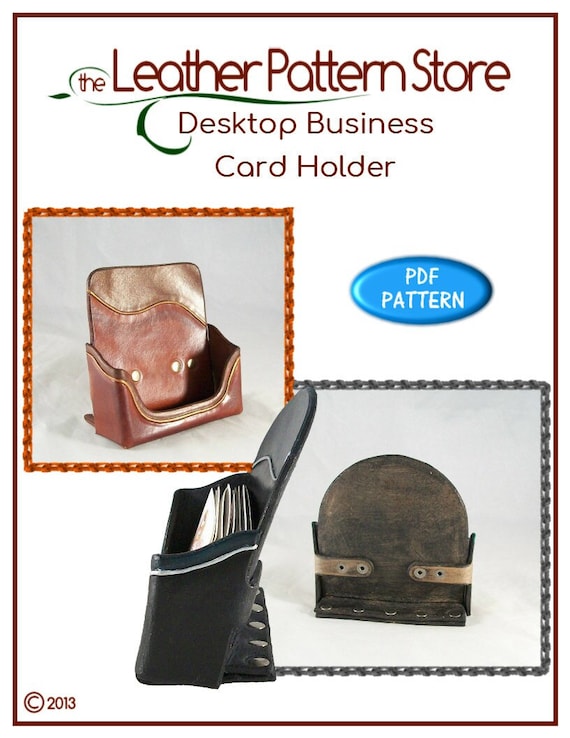 Pattern Desktop Business Card Holder Leather Pdf Pattern Desktop Business Card Holder, Business Card Holder Desktop Unique
