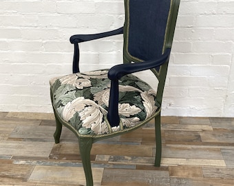 Supports Charity, Fully Reupholstered French Louis Style Armchair