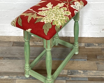 Shabby Chic Painted Stool, Supports Charity