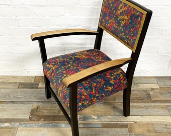 Reupholstered Vintage Child's Armchair: Clarissa Hulse Velvet, Sustainable Decor