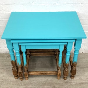 Upcycled nest of sale tables for sale