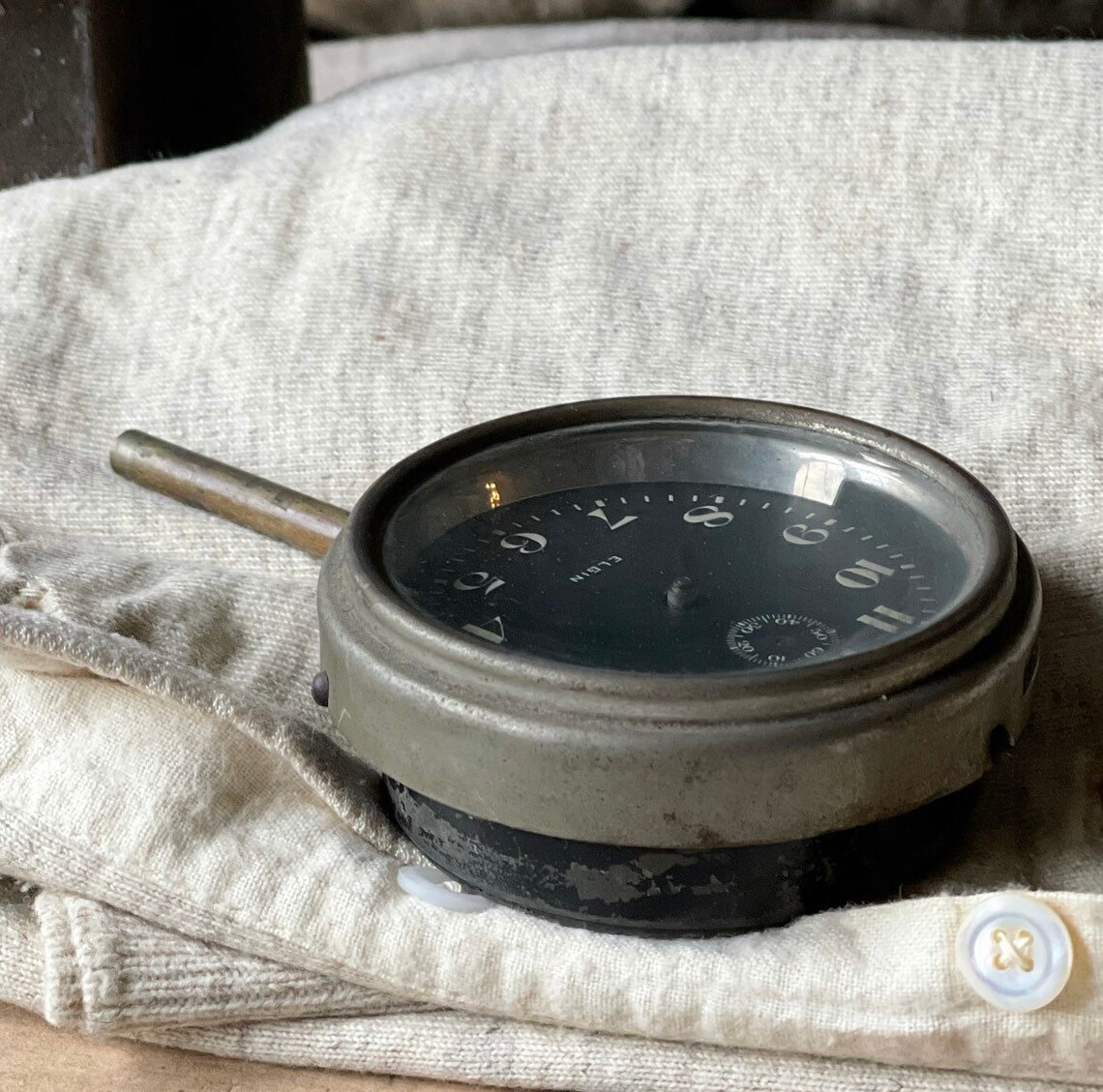 Vintage Elgin Antique Car Clock Automobile Dash Clock/ Etsy