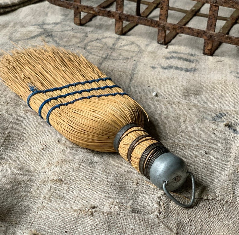 Vintage Whisk Broom/ Antique Farmhouse decor/ Small Broom/ Etsy