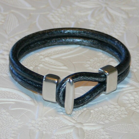Items similar to Leather Bracelet on Etsy