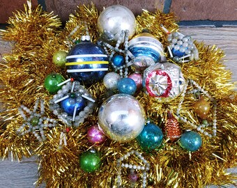 21 Vintage Glass Christmas Ornaments