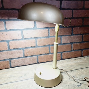 Industrial Mid Century Bronze Desk Lamp image 1