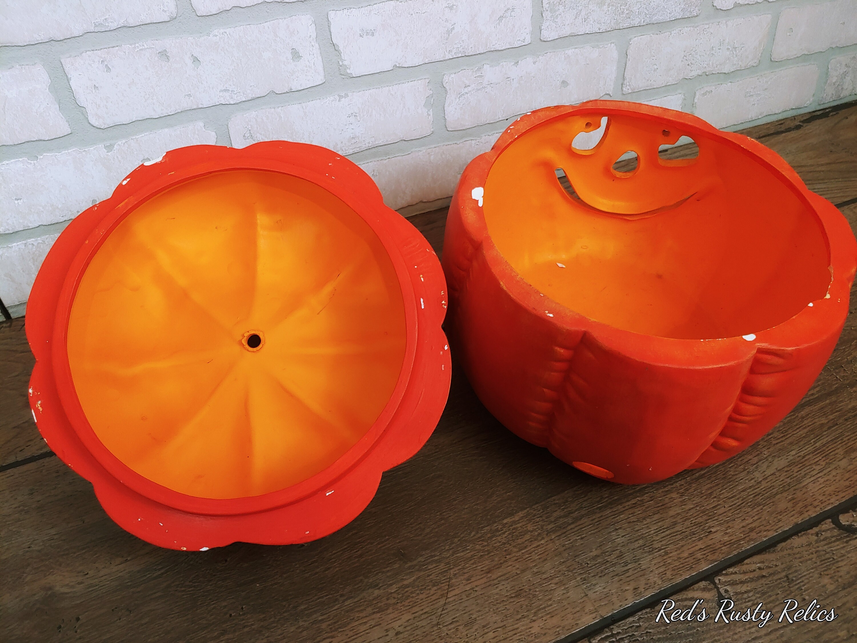 Vintage Ceramic Lighted Halloween Pumpkin Jack O Lantern - Etsy