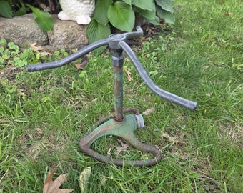 Vintage "Green Spot" Cast Iron Lawn Water Sprinkler