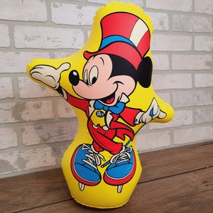 Vintage 1988 Mickey Mouse Diamond Jubilee World on Ice Inflatable Toy bild 1