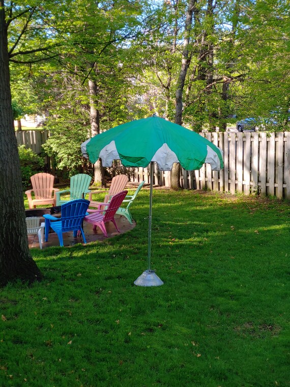 fim patio umbrellas Flexy Aluminum 10' x 12' Rectangular Offset Umbrella 9FT Solar Patio Umbrella Size:6ft string lights and fade