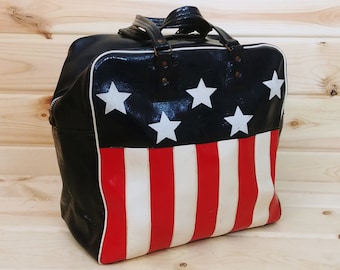 Tiger Brand American Flag Tote/Duffel/Bag