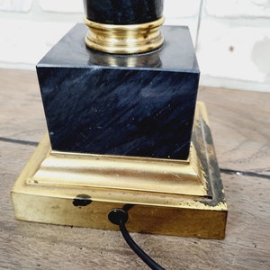 OMI Koch & Lowey Marble Gooseneck Brass Task Table Desk Lamp 画像 5