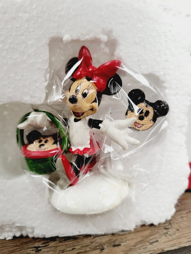 Vintage Department 56 Minnie Mouse Cookie Ornament image 4