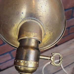 Industrial SRS Esrobert Bronze Gooseneck Desk Lamp image 6