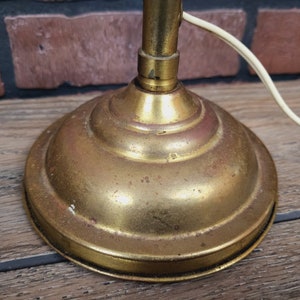 Lampe de bureau industrielle à col de cygne SRS Esrobert, bronze image 2