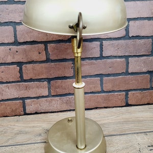 Industrial Mid Century Bronze Desk Lamp image 6