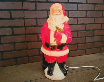 Vintage Empire Plastic Blow Mold Christmas Santa