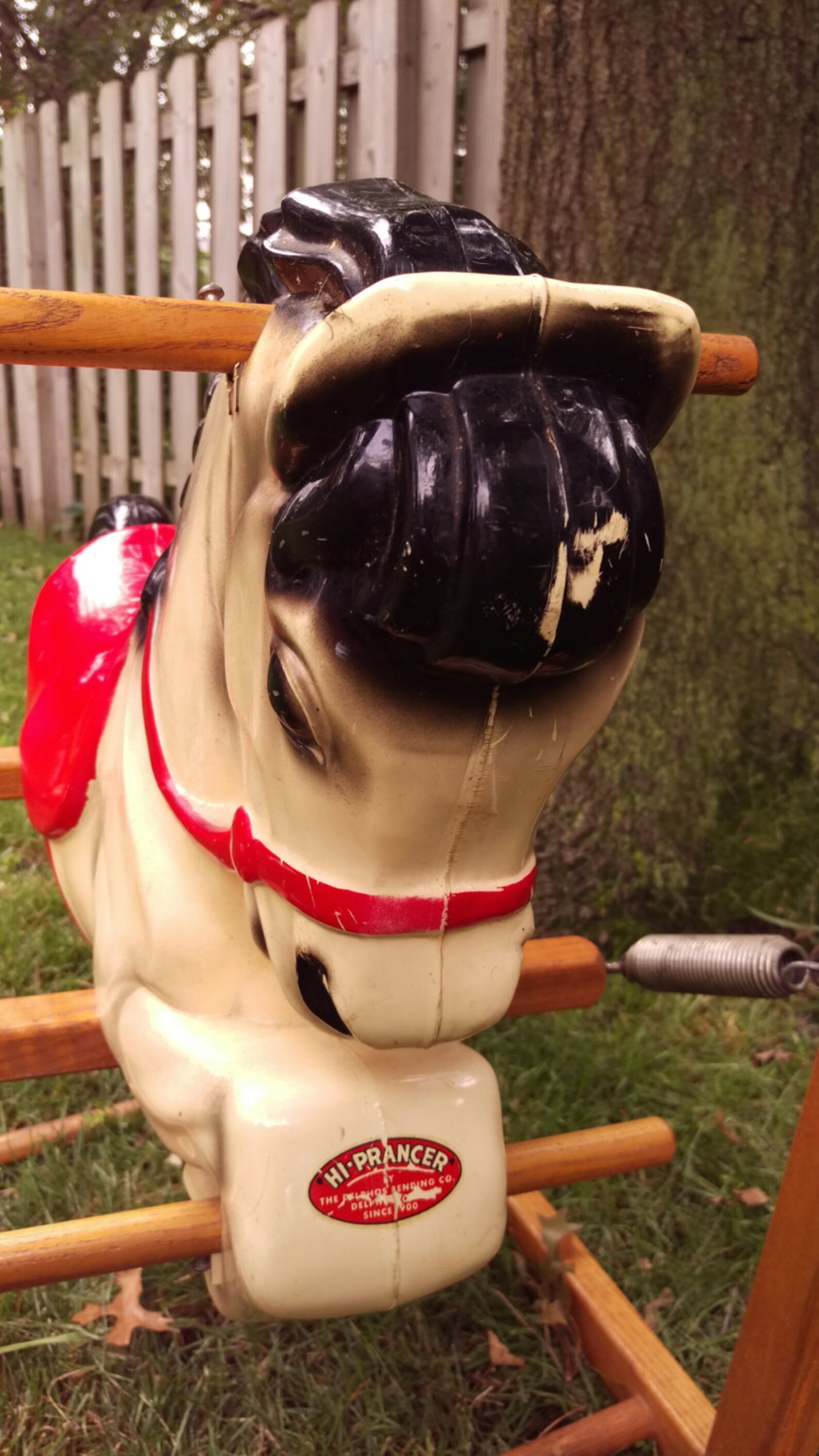 1950's HiPrancer Spring Rocking Horse by Delphos Bending Etsy