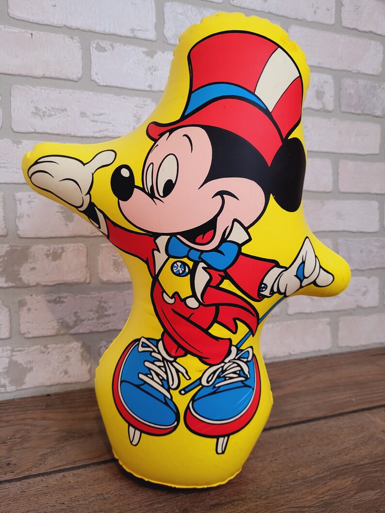 Vintage 1988 Mickey Mouse Diamond Jubilee World on Ice Inflatable Toy bild 6