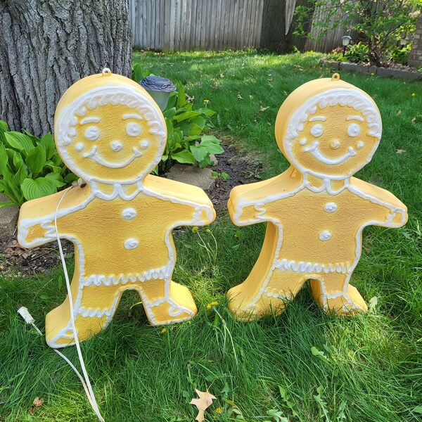 Blow Mold Gingerbread Etsy