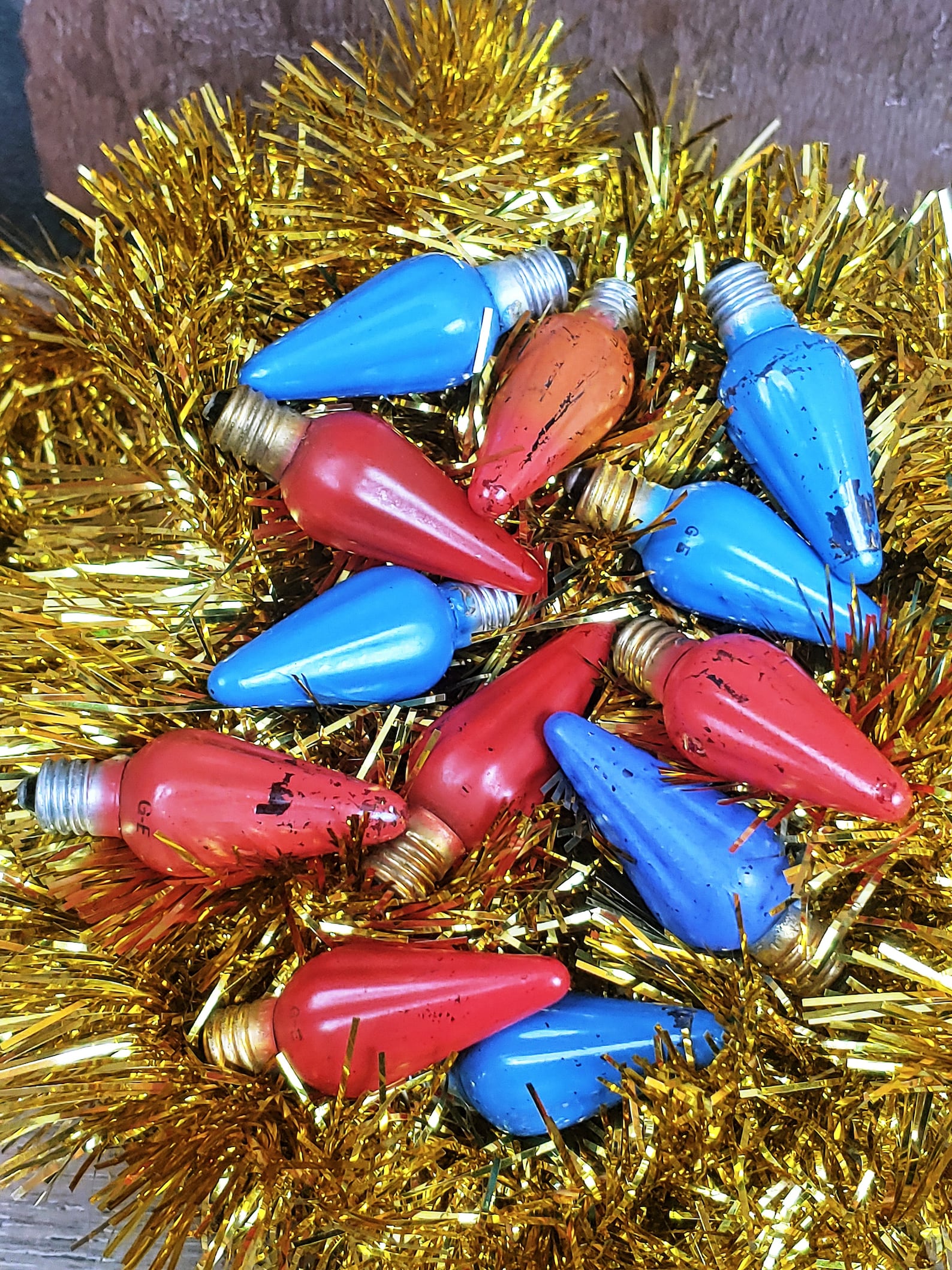 12 Tested Working C6 Vintage Christmas Light Bulbs Etsy