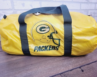 Green and Yellow Green Bay Packers Spa Gym Sports Bag Carry On Travel Bag