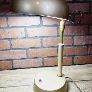 Industrial Mid Century Bronze Desk Lamp image 2