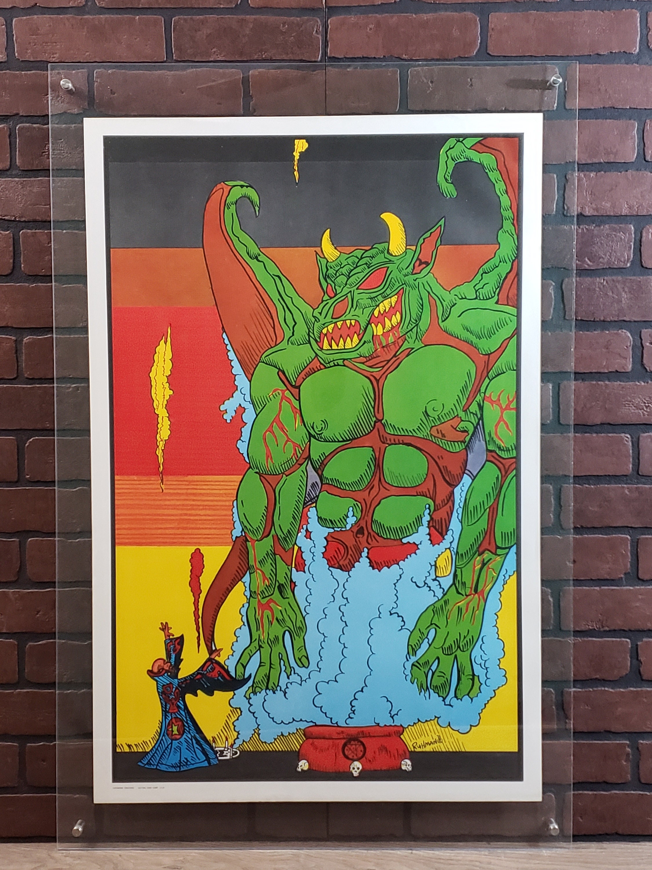 1970s Vagabond Creations Rick Ruhman Wizard Monster/devil/demon