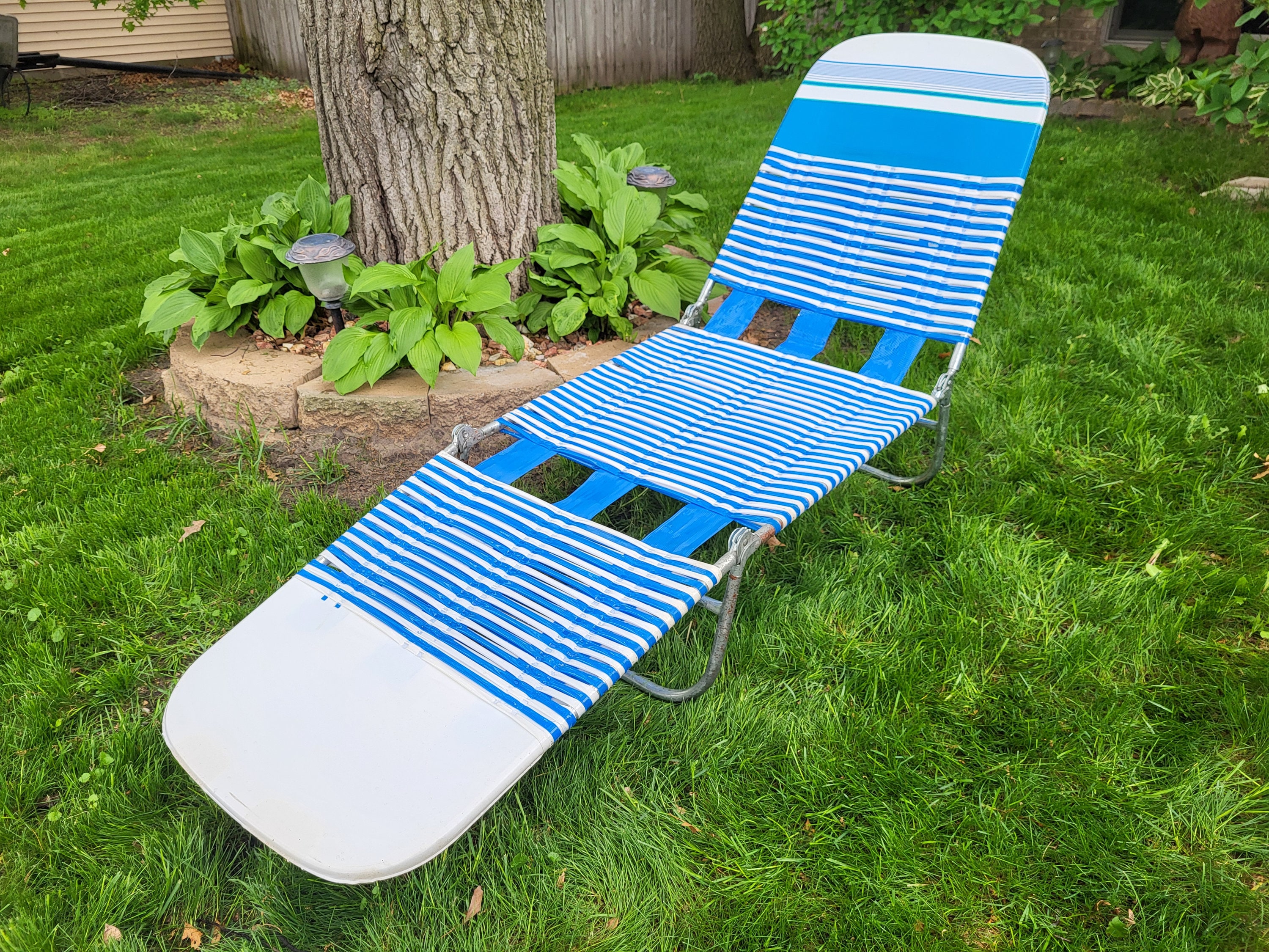 Plastic vinyl tube lounge chair discount