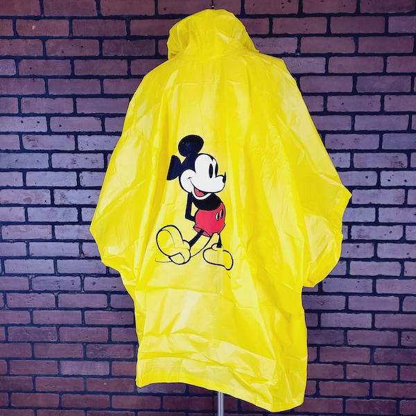 Mickey Rain Jacket Etsy