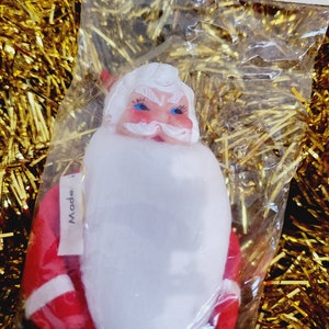 NOS New Shiny Brite Santa Claus Made in Japan 画像 3