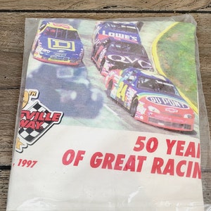 New Old Stock NOS Vintage Nascar Martinsville Speedway Hanes 500 50th Anniversary 1997 XXL image 3