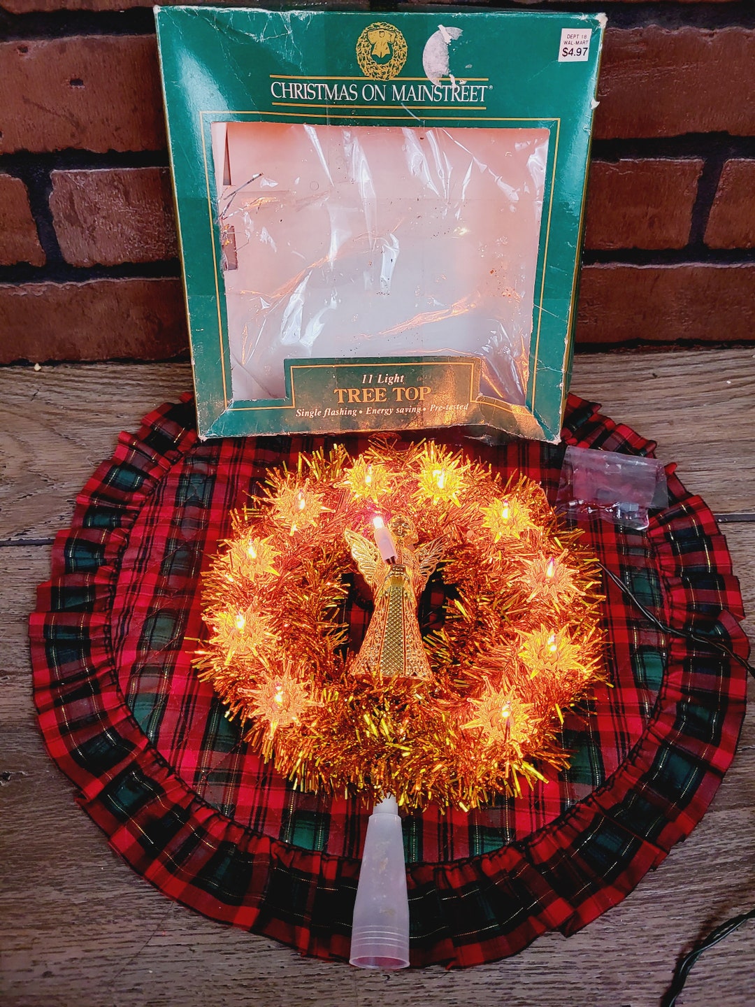 Vintage Christmas on Mainstreet Heavenly Angel Silver and Gold Etsy