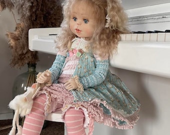 Кукла ручной работы, Внутренняя кукла, Текстильная кукла, Кукла ручной работы . Ручная работа.Кукла