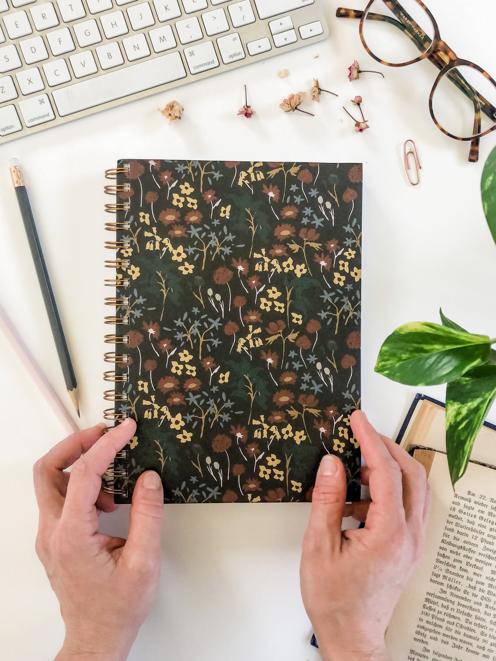 Dot Journal Spiral Bound Dot Grid Spiral Notebook Grid Etsy