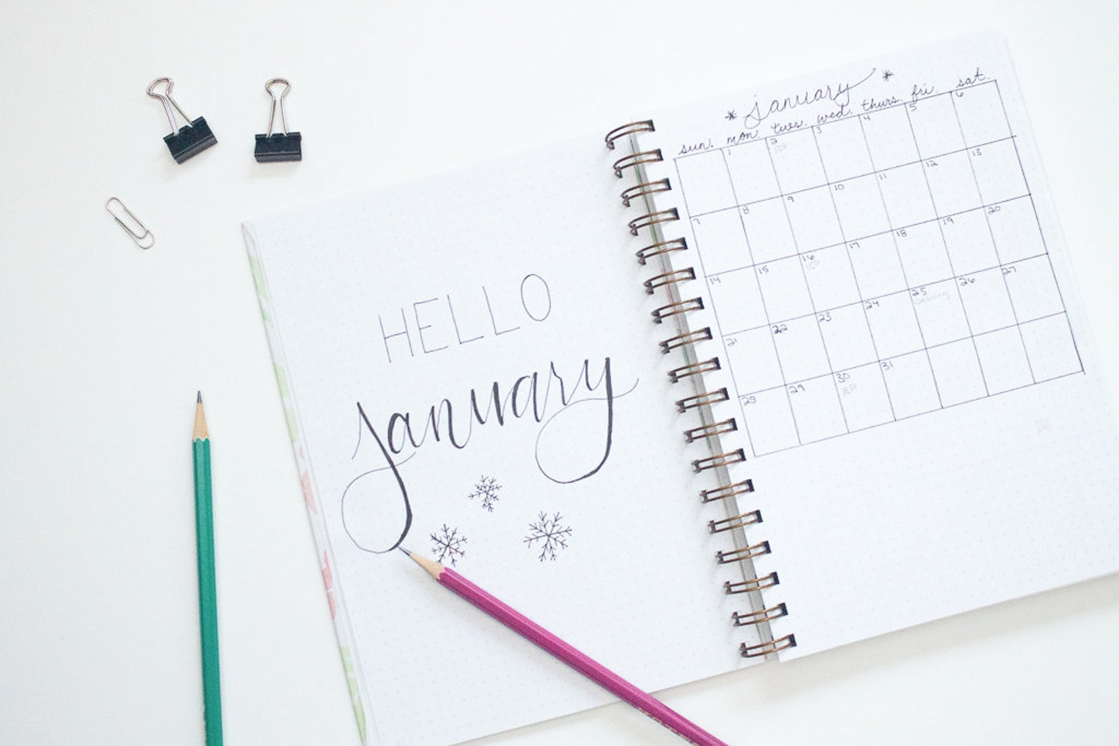 Dot Journal Spiral Bound Dot Grid Spiral Notebook Grid Etsy