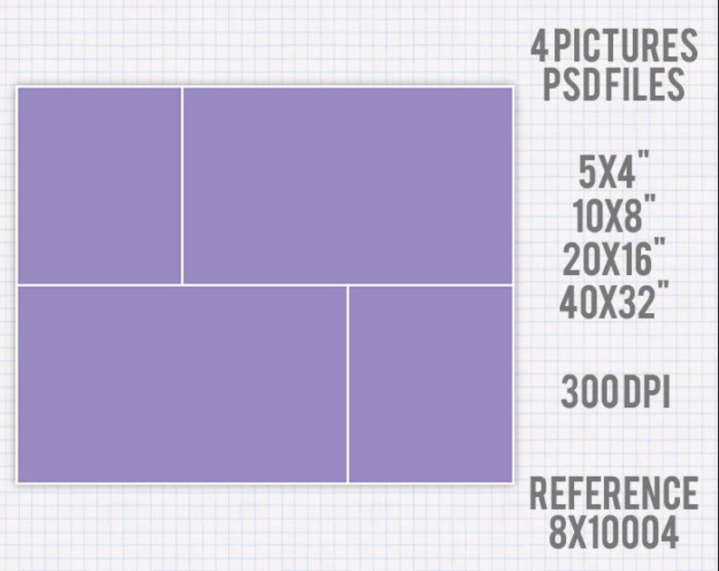 Photo collage template Storyboard 4x5 8x10 16x20 32x40 inches Etsy Photo collage template Storyboard 4x5 8x10 16x20 32x40 inches Etsy