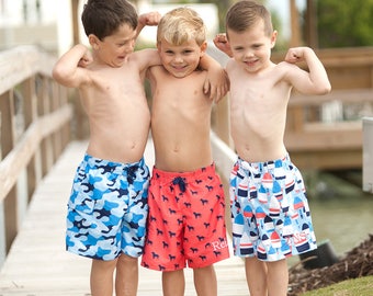 Tydo Skull Pattern Pink Mens Beach Shorts Loose Surfing Trunks Surf Board Pants With Pockets For Men