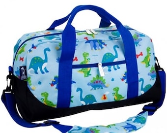 Dinosaurs Duffel Bag,Canvas Travel Bag for Gym Sports and Overnight