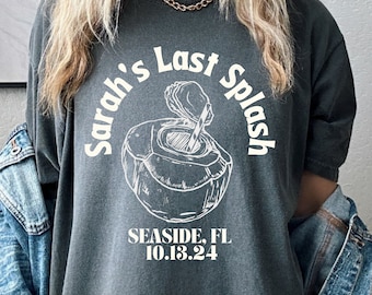 Camiseta personalizada de despedida de soltera Last Splash