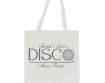 Custom Last Disco Tote Bag
