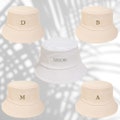 Simplistic Bachelorette Initial Bucket Hats