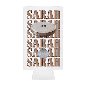 CUSTOM Name Can Cooler, Espresso Martini, A Tini Bit Older, Bride in a Tini Bit, Bachelorette Party