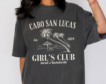 CUSTOM Cabo San Lucas Girls Club Personalized Bachelorette Oversized T-shirt