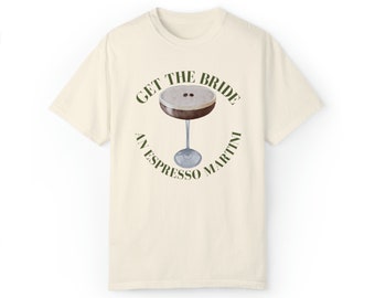 Geef de bruid een Espresso Martini T-shirt