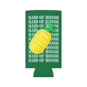 Maid of Honor Can Cooler, Pineapple Pool Float