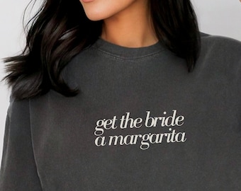 Get the Bride a Margarita T-shirt, Bachelorette Party Gift for the Bride, Margs and Matrimony Bach Theme